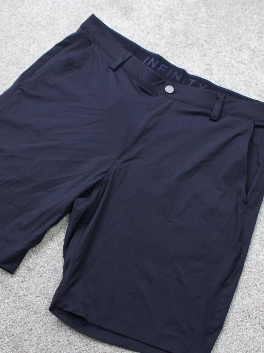 Infinity Linearflex Shorts Mens 34 Blue Performance 9